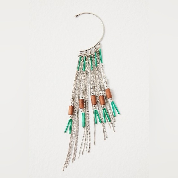 New Free People Chloe Ear Party Ear Chain Earring - Picture 1 of 5
